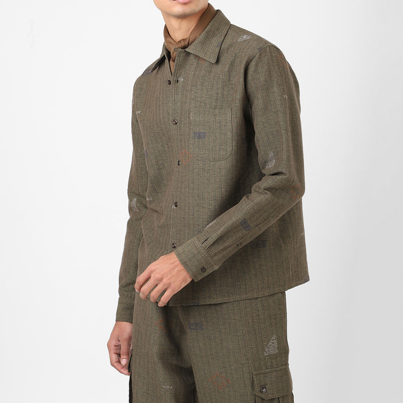 Kardo - Chemise Chintan - Olive