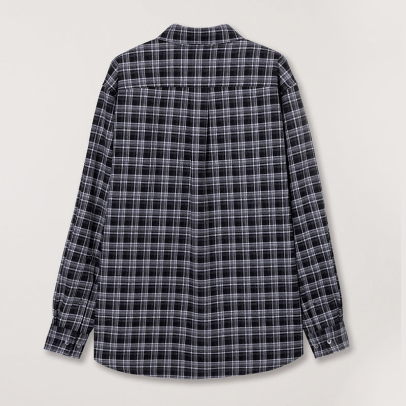 Dunst - Chemise Check Flannel - Noir