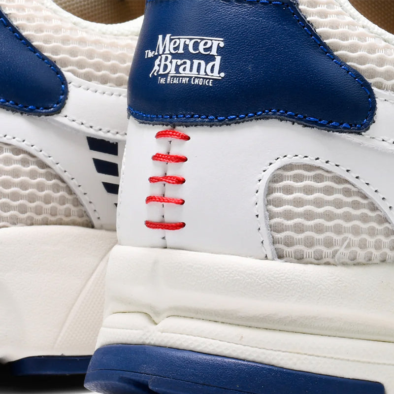 Mercer - Baskets The Re Run Baseball - Blanc & Bleu
