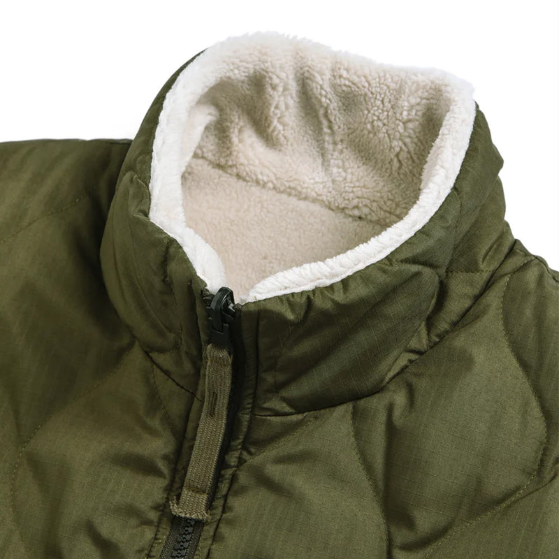 Taion - Veste militaire reversible en duvet - Olive