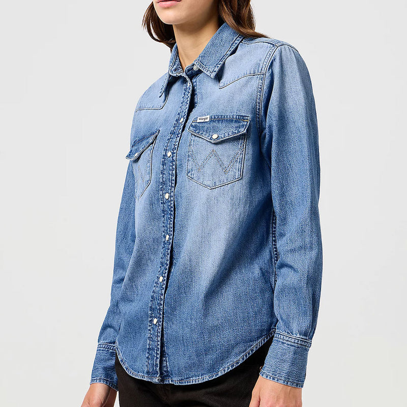 Wrangler - Chemise Heritage - Blue Melon