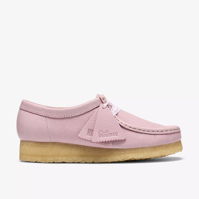 Clarks - Wallabee - Baby Pink Leather – Merci Paris