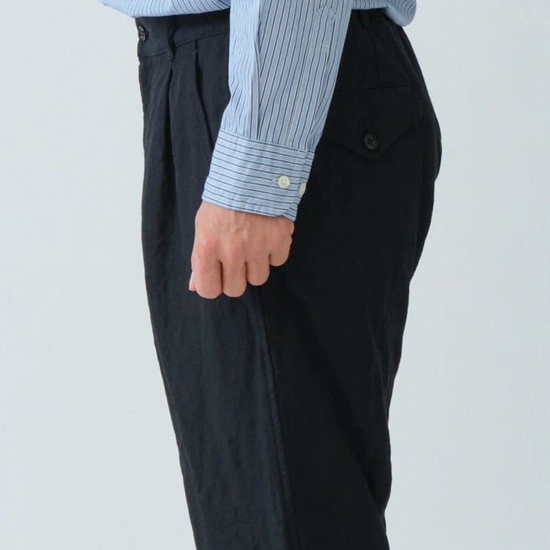 Sage de Cret - Pantalon Pinces Oxford - Marine