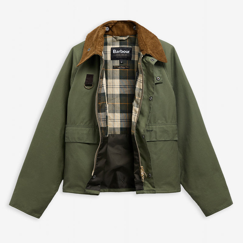 Barbour spey カーキ Msize Barbour - Spey Wax Jacket - Light Moss – Merci Paris