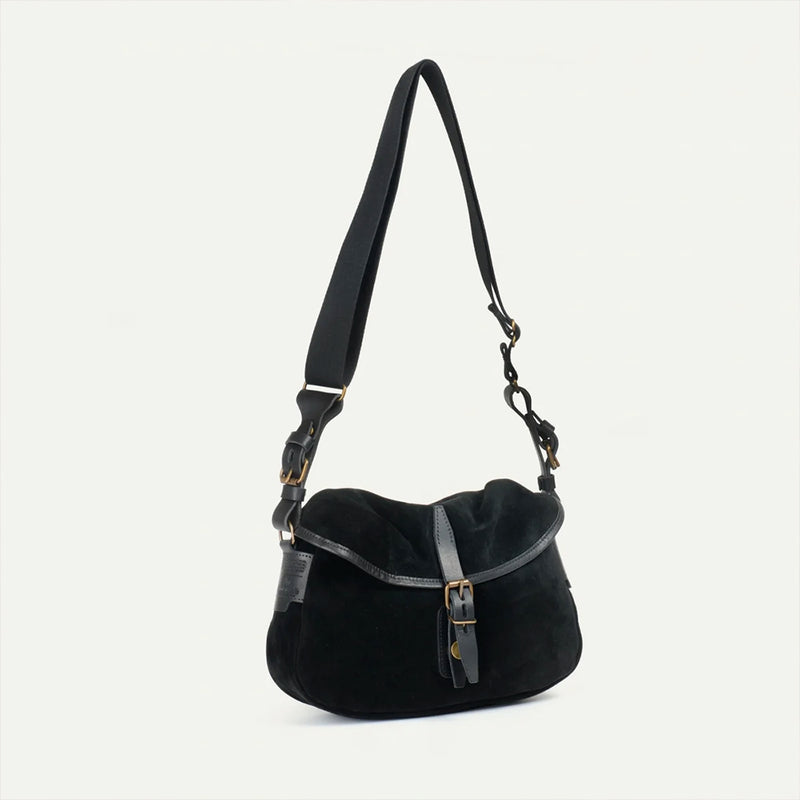 Bleu de Chauffe -  Sac Musette XS - Noir