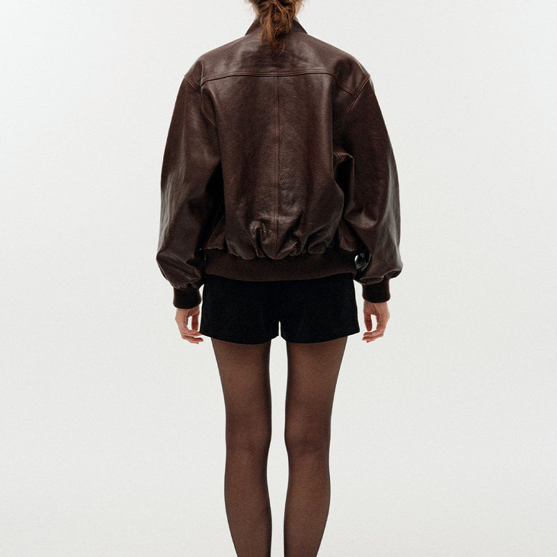 Nothing Written - Veste en cuir - Marron Vintage