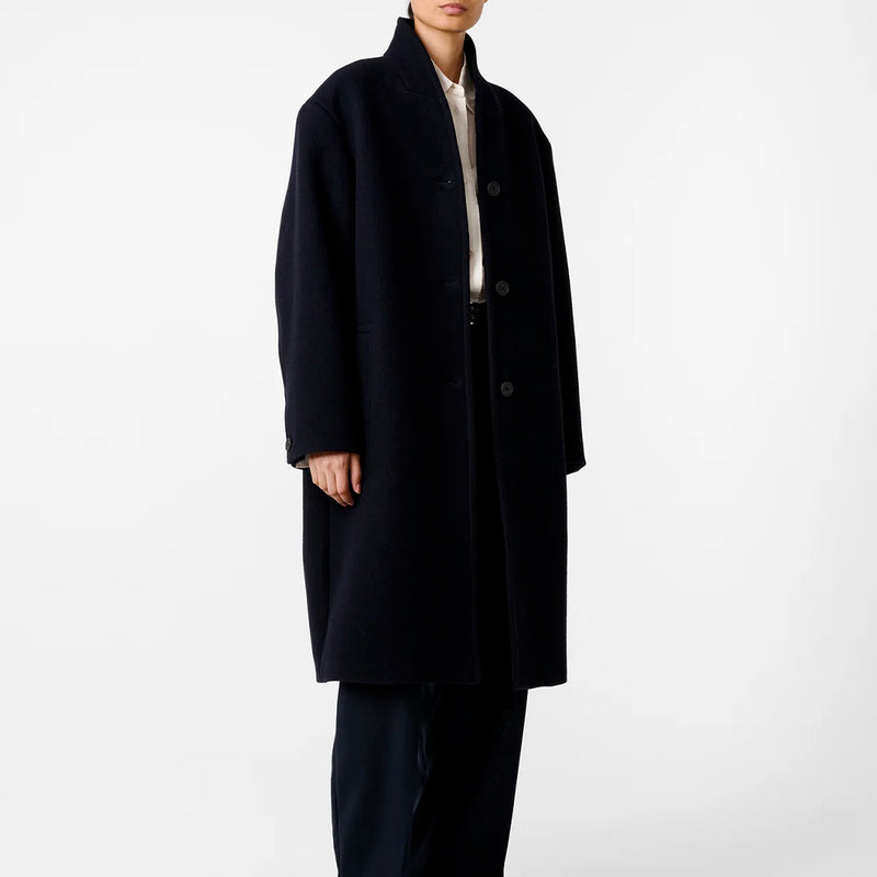 Studio Nicholson - Manteau Morro - Marine Foncé