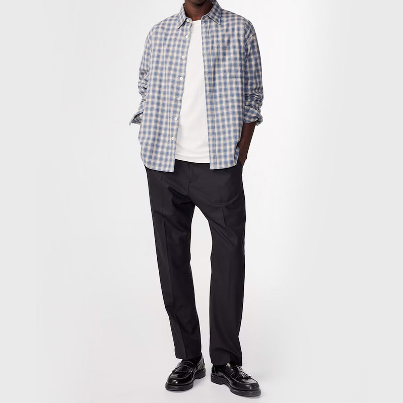 NN07 - Chemise Deon - Bleu Carreaux