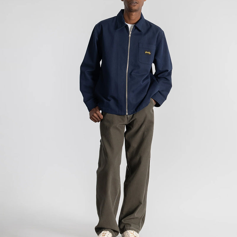 Stan Ray - Chemise Zip Shirt - Bleu