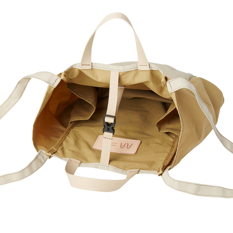 Amiacalva - Tote bag zippé M - Beige