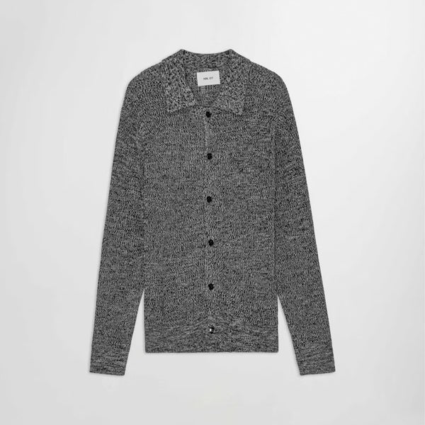 NN. 07 - Cardigan Polo Jacobo - Noir Multi