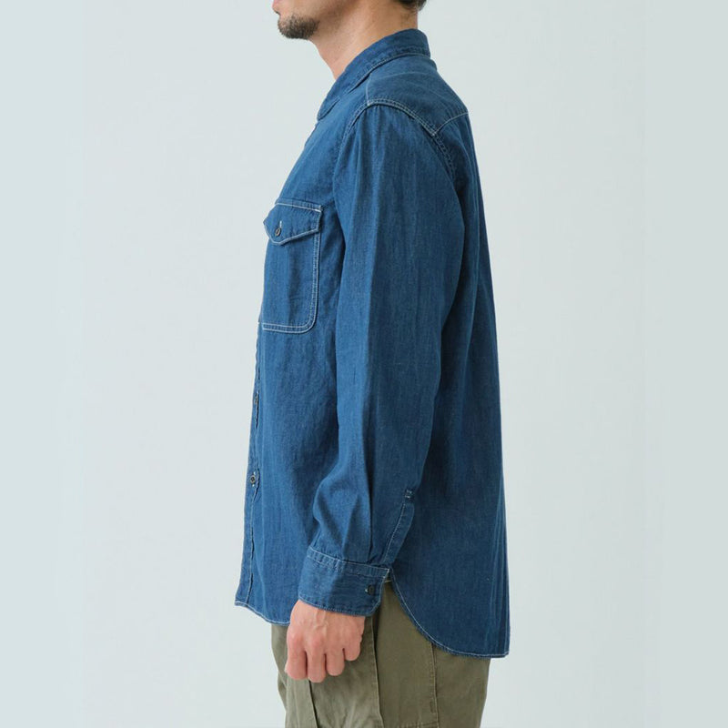 Sage de Cret - Chemise Travail Denim - Bleu