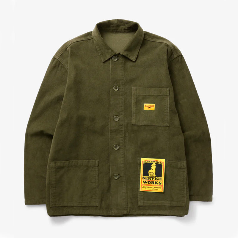 Service Works - Veste en velours - Olive