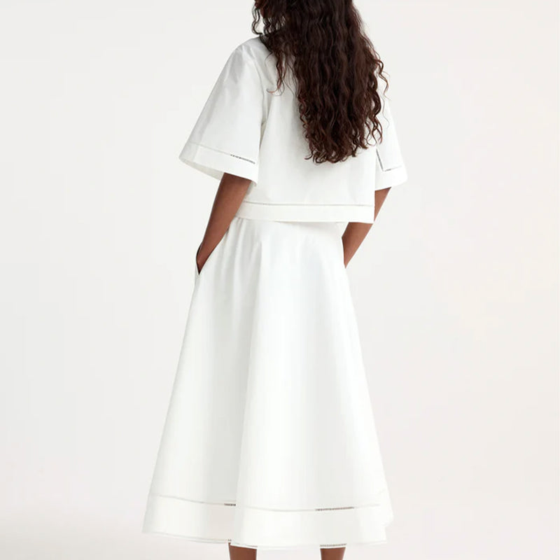 Rohe - Chemise Ladder  - Blanc Optic