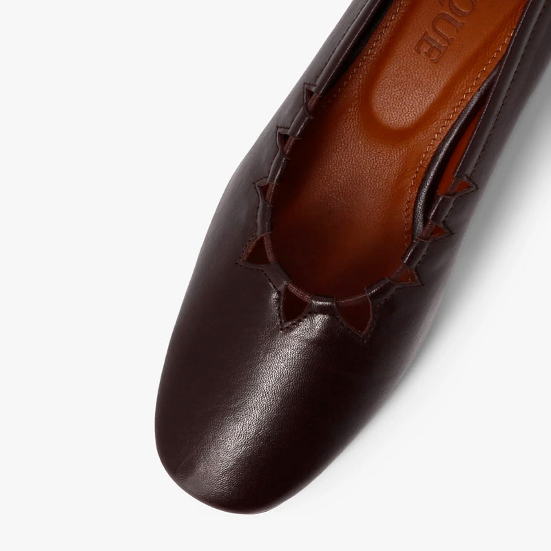 Socque - Ballerines Moune - Chocolat
