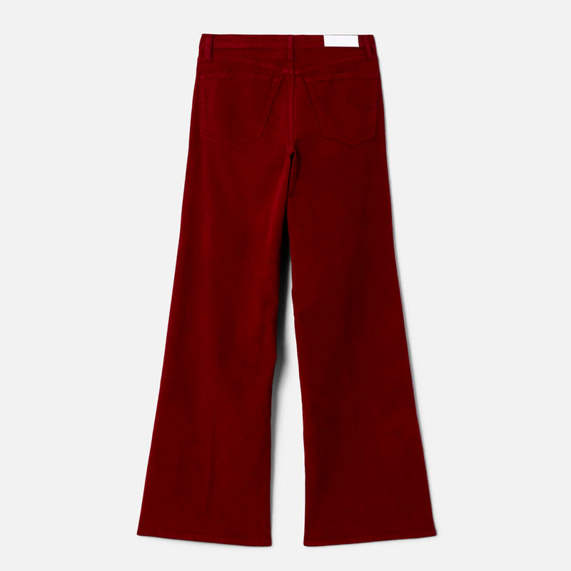 RE/DONE - Jeans High Rise Wid - Rouge Betterave