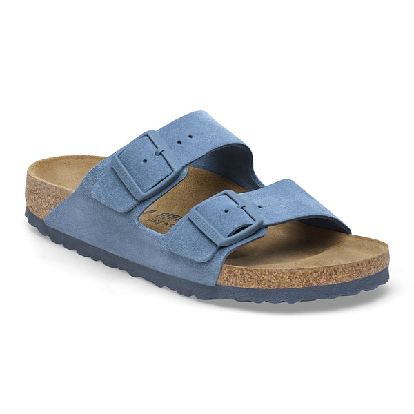 Birkenstock arizona best sale blue white