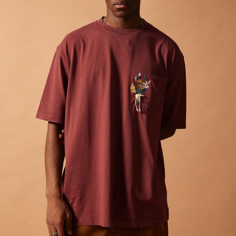 Caleb - T-shirt Caleb Buttercup - Bordeaux