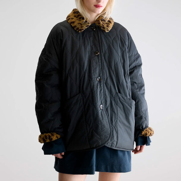 Bellerose - Veste teddy Hampton - Sable & Noir