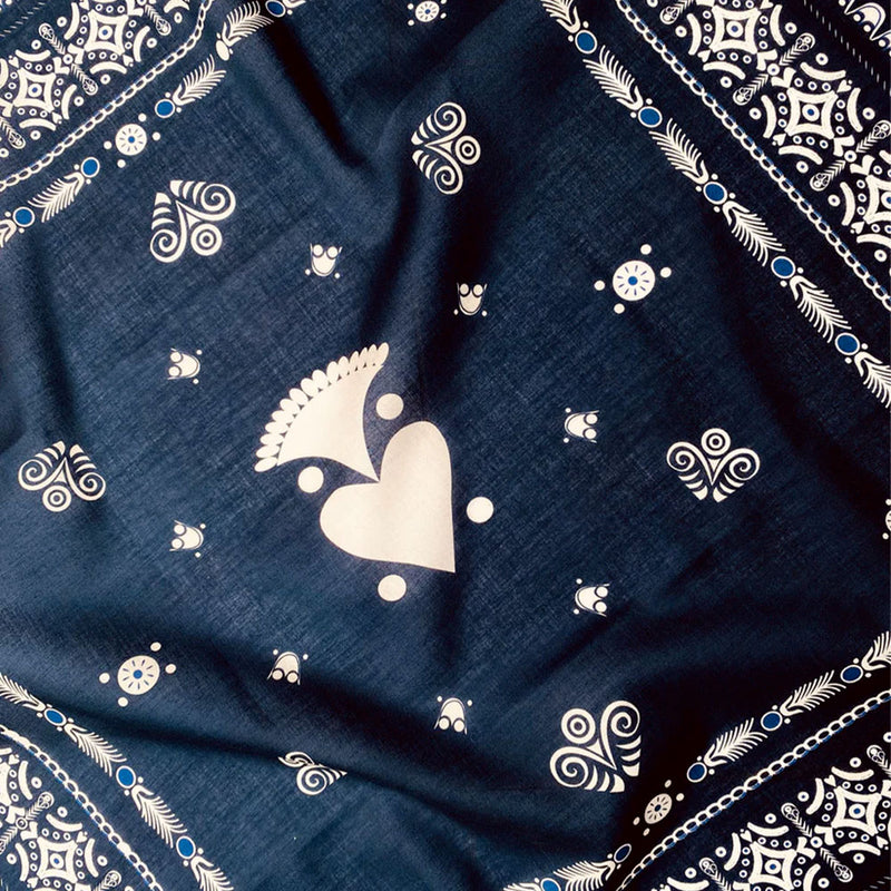 Atelier Peregrine - Bandana Breizh - Encre