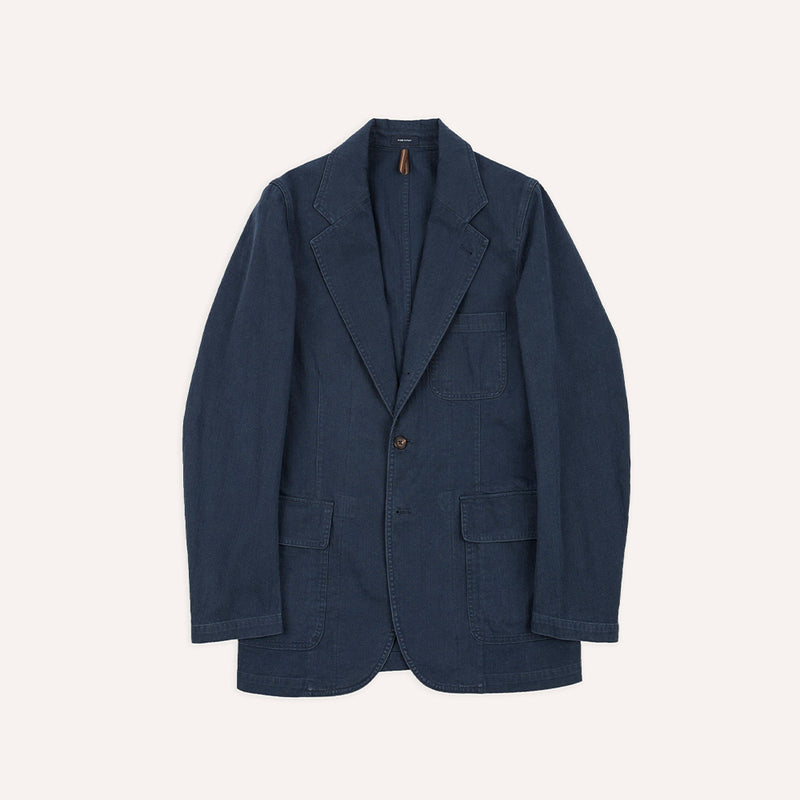 Drake's - Games Blazer Jacket - Navy – Merci Paris