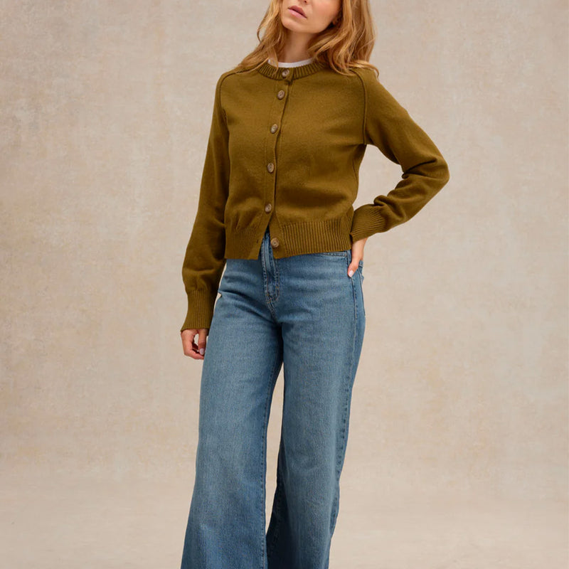 Le Minor - Cardigan - Olive