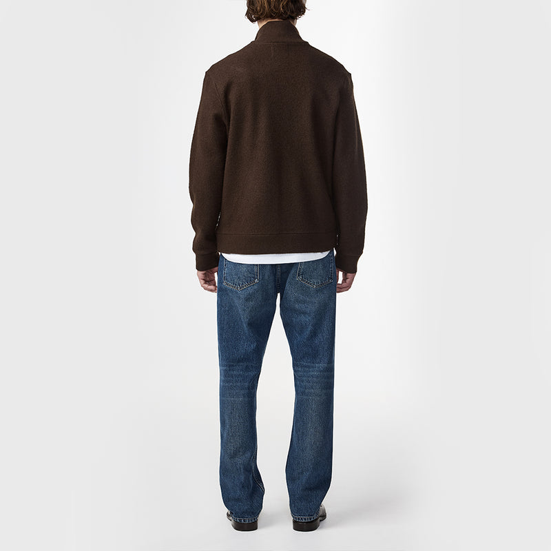 NN07 - Veste Boiled Full Zip - Demitasse