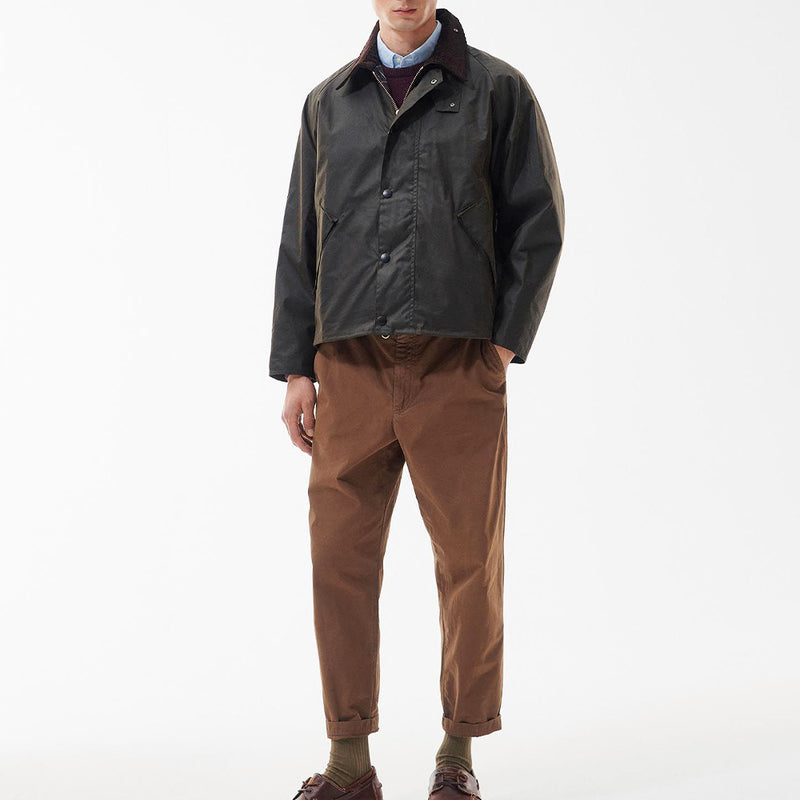 Barbour - Veste Os Transport Wax - Olive