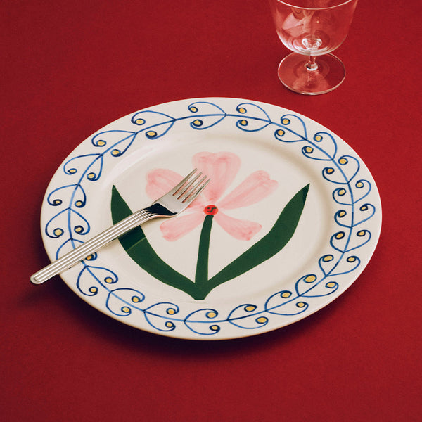 Assiette plate - Antiquity - Hay
