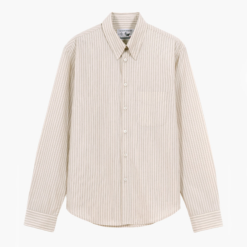 Museum Garments - Chemise Corporate - Vanille & Gris