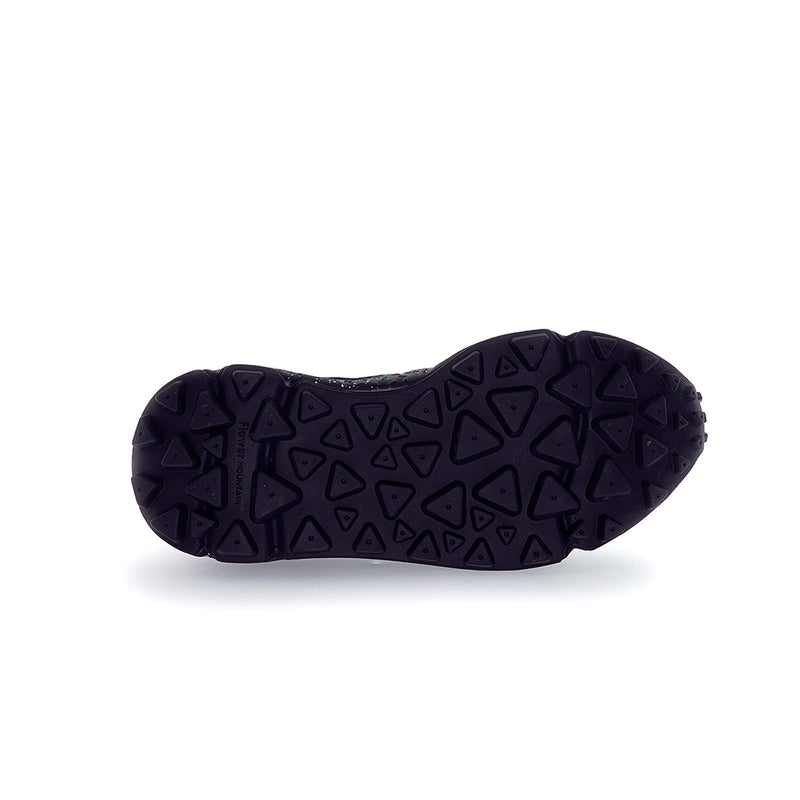 Flower Mountain - Baskets Yamano3 Uni Suede Nylon - Noir grisé