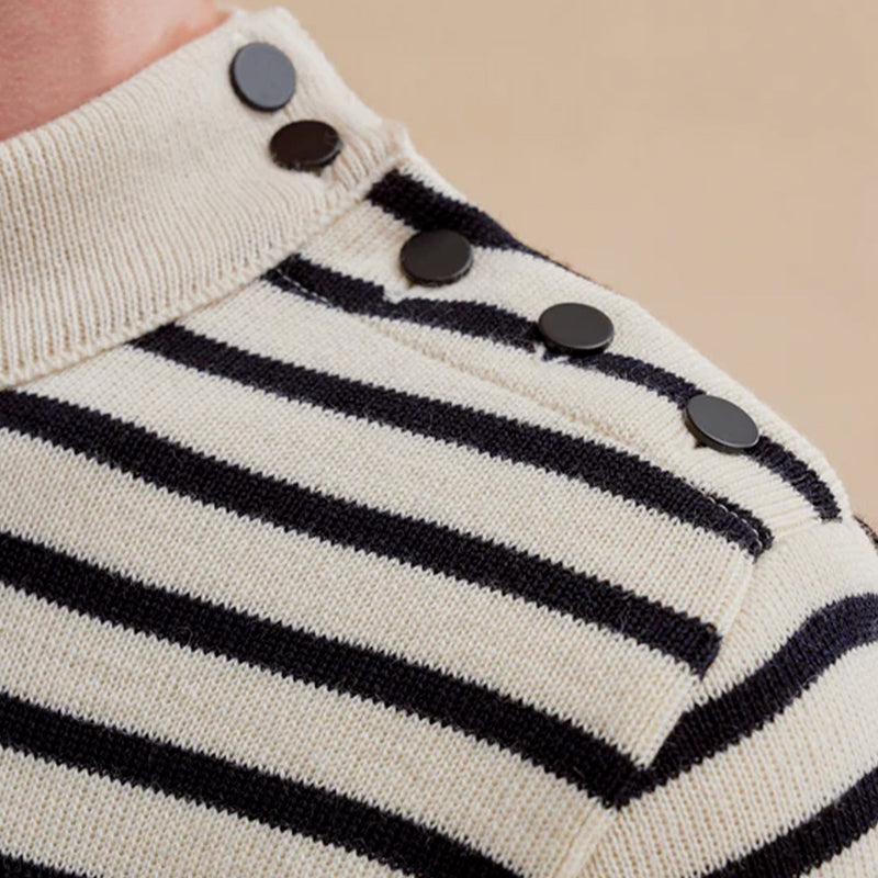 Le Minor - Pull Marin - Ecru & Marine
