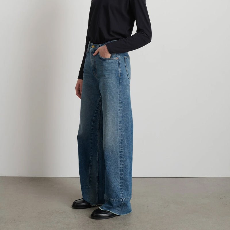 B Sides - Jeans Marcel Culotte - Liselblue