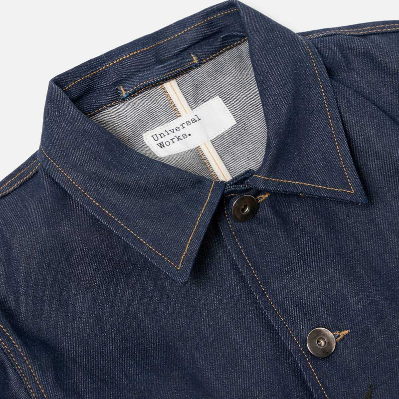 Universal Works - Veste Bakers Denim - Bleu Indigo