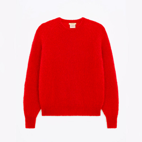 Tricots Jean Marc - Pull Anouch Col Rond - Rouge