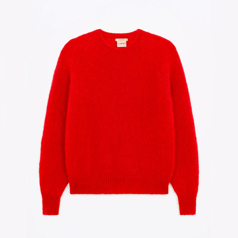 Tricots Jean Marc - Pull Anouch Col Rond - Rouge