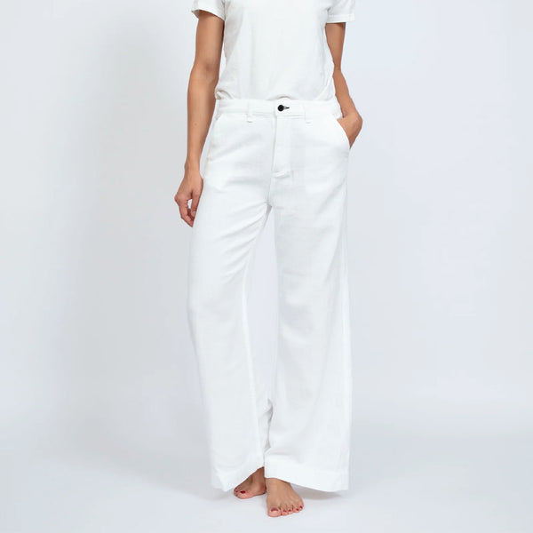 ASKK NY - Pantalon - Blanc