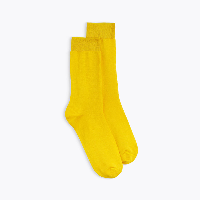 Homecore - Chaussettes Coton Fin - Jaune