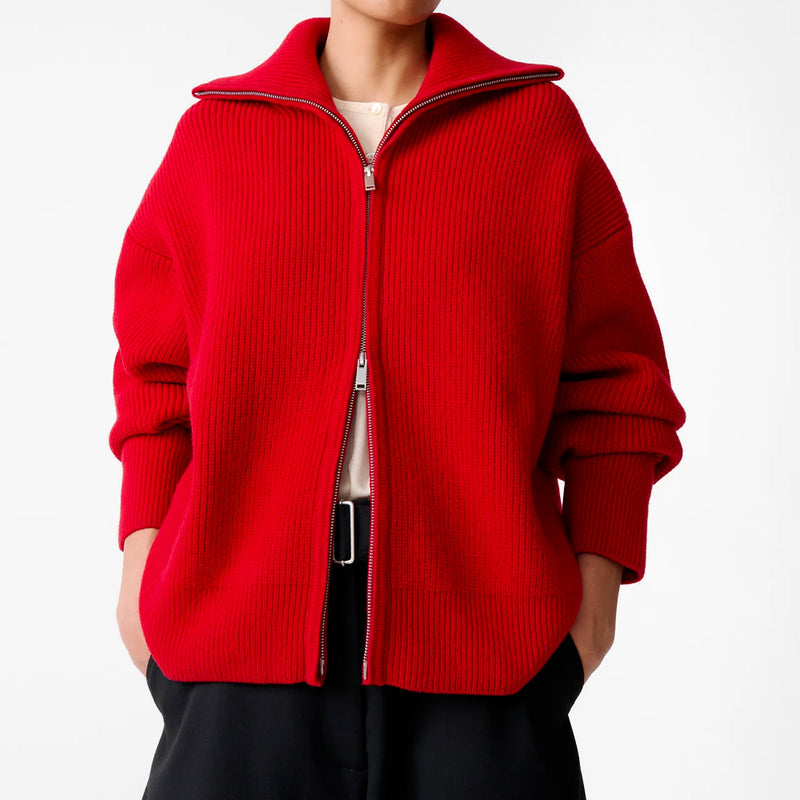 Studio Nicholson - Maille Sandos - Rouge Crimson