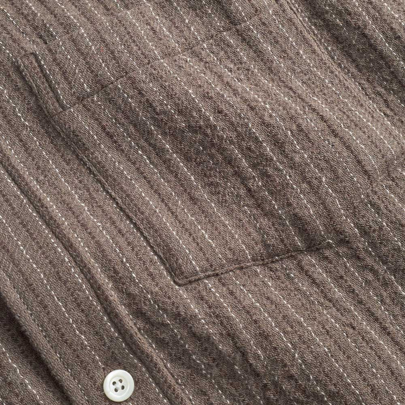 Norse Projects - Chemise Ole Oversize - Marron Seal