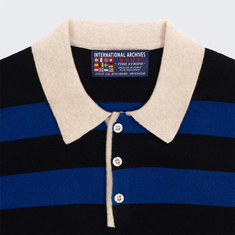 Brut - Polo The Stripe - Bleu