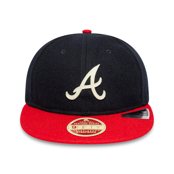 New Era - Casquette 9FIFTY Heritage Series - Noir & Rouge
