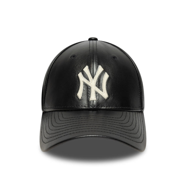 New Era - Casquette 9FORTY M-Crown NY Yankees Cuir - Noir