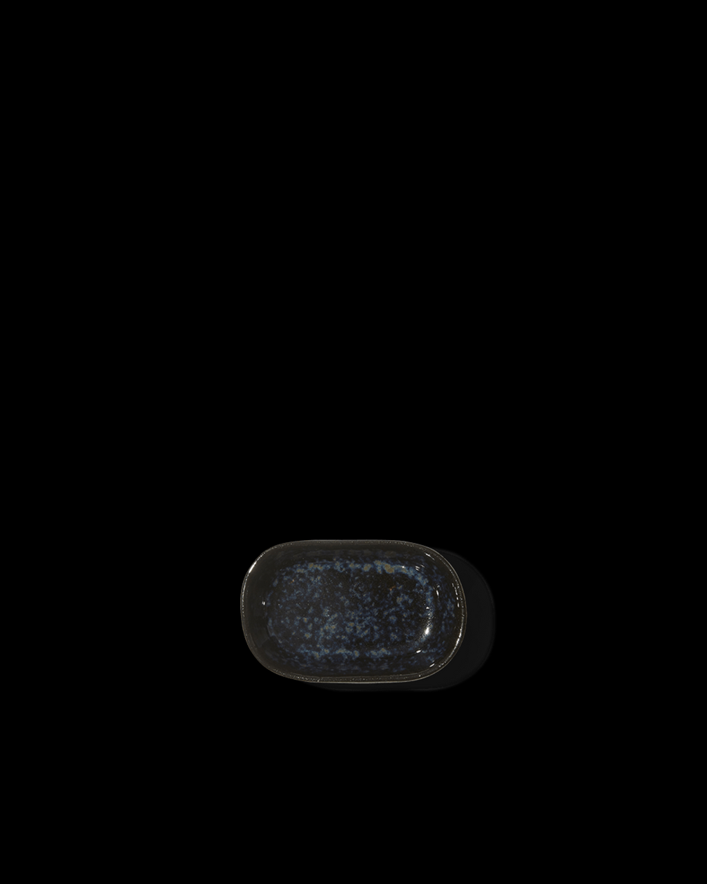 Merci x Serax - Stoneware deep dish n°8 - Ink Black