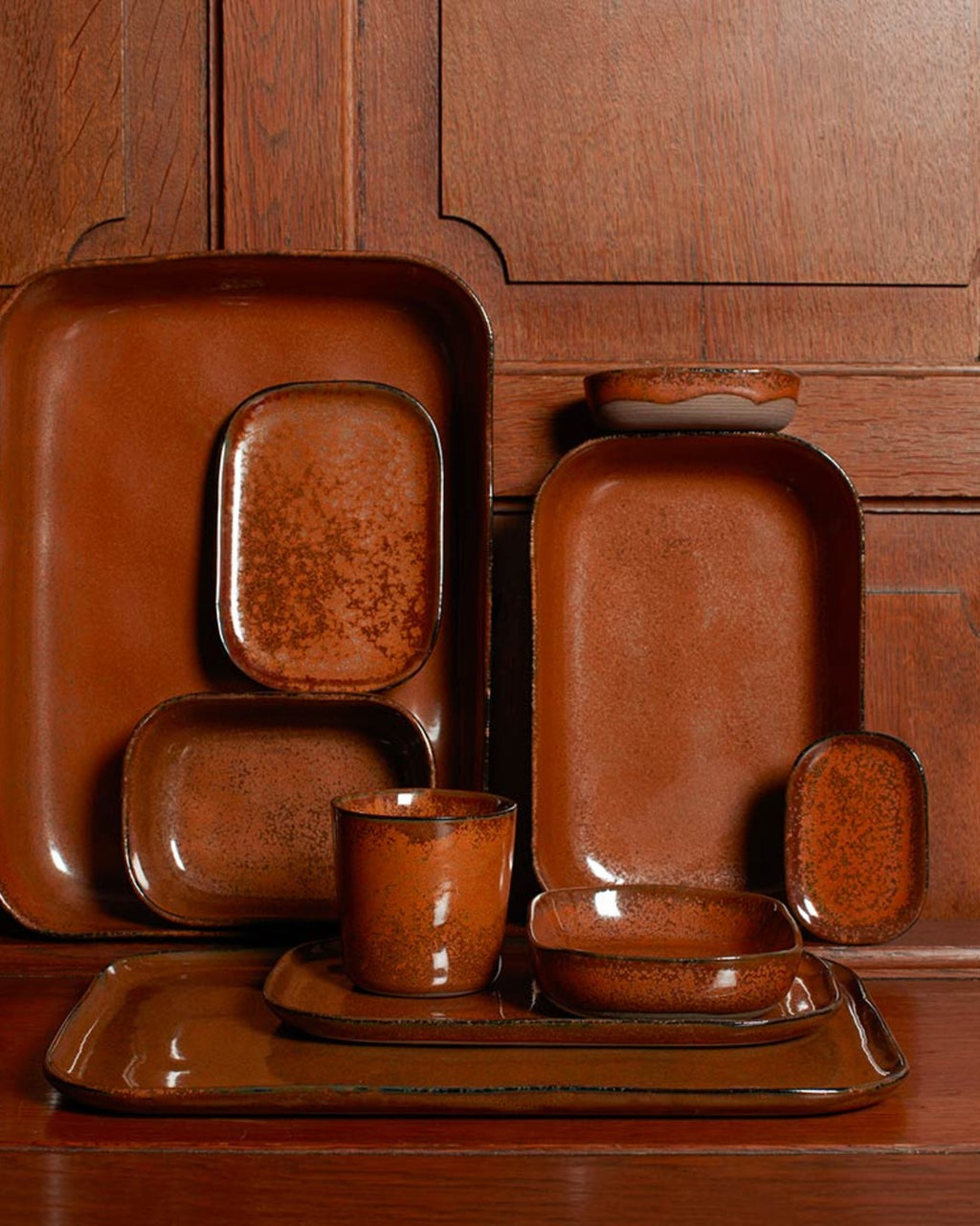 Merci x Serax - Stoneware deep dish n°8 - Ochre