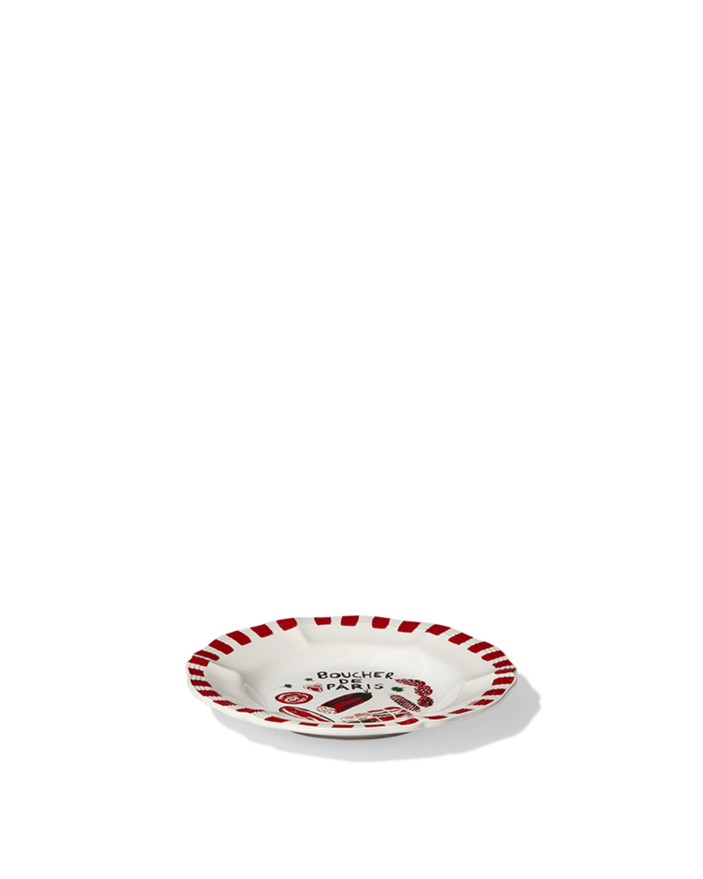 Merci - Earthernware plate - Butcher