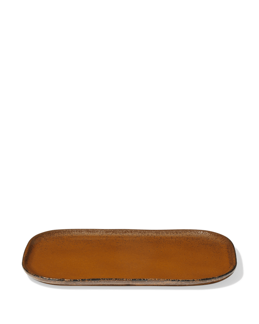 Merci x Serax - Stoneware flat plate n°2 - Ochre