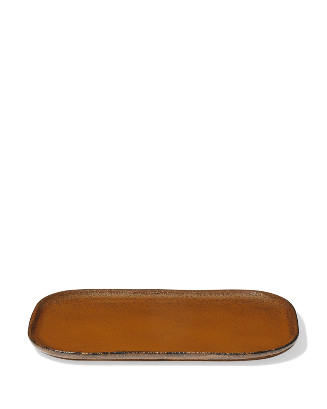 Merci x Serax - Stoneware flat plate n°2 - Ochre