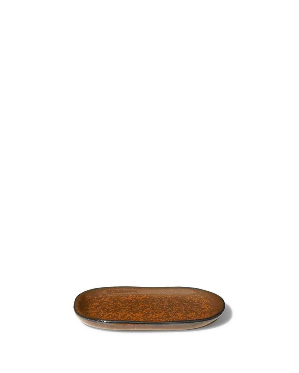 Merci x Serax - Stoneware flat plate n°4 - Ochre
