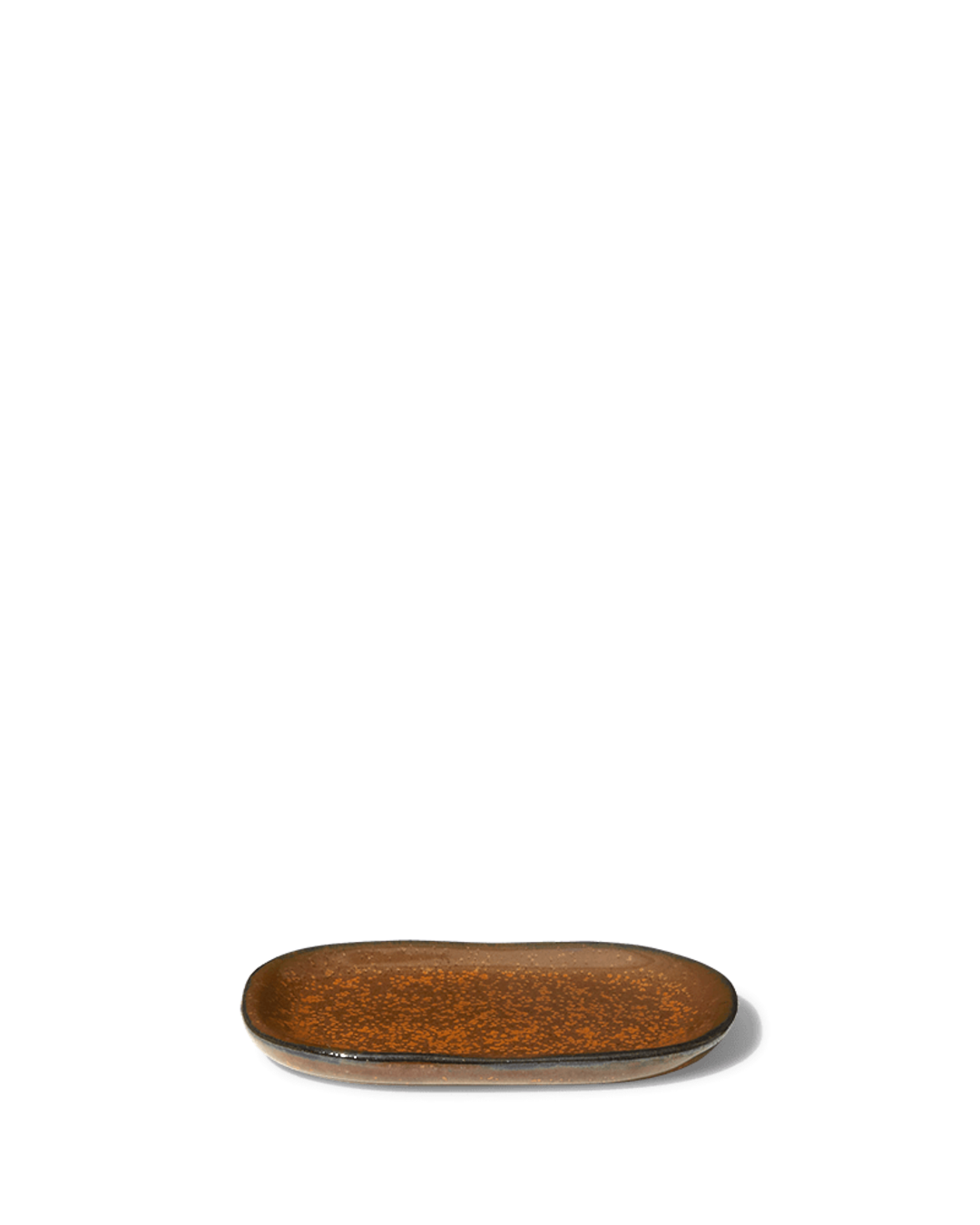 Merci x Serax - Stoneware flat plate n°4 - Ochre